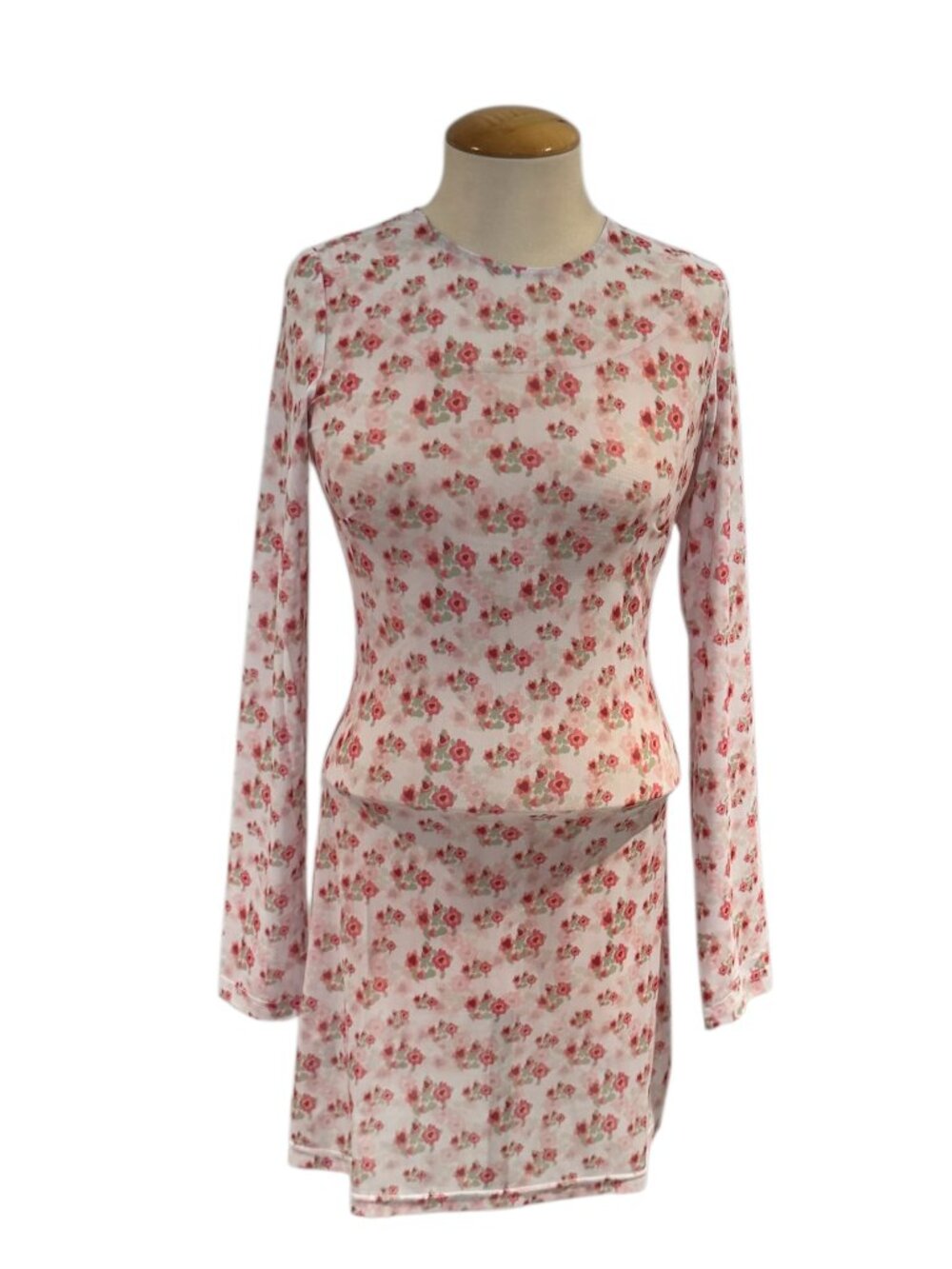 LOVE MCNICOLL Pink floral Midi dress - SM